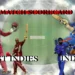 West Indies Cricket Team vs India National Cricket Team Match Scorecard