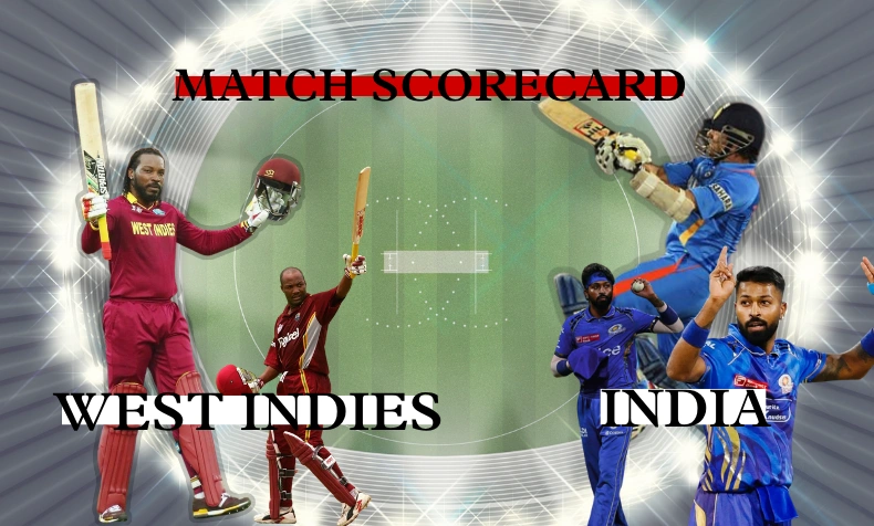 West Indies Cricket Team vs India National Cricket Team Match Scorecard