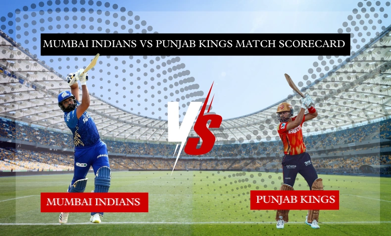 mumbai indians vs punjab kings match scorecard
