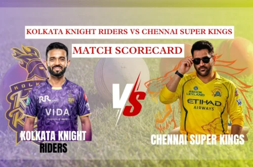 kolkata knight riders vs chennai super kings match scorecard