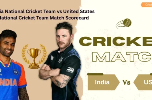 India National Cricket Team vs United States National Cricket Team Match Scorecard