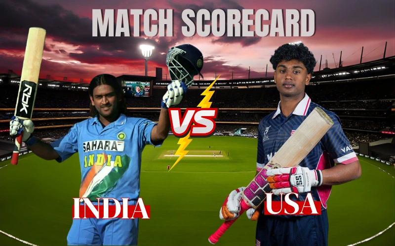 United States National Cricket Team Vs India National Cricket Team Match Scorecard