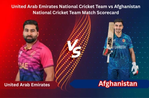 United Arab Emirates National Cricket Team vs Afghanistan National Cricket Team Match Scorecard
