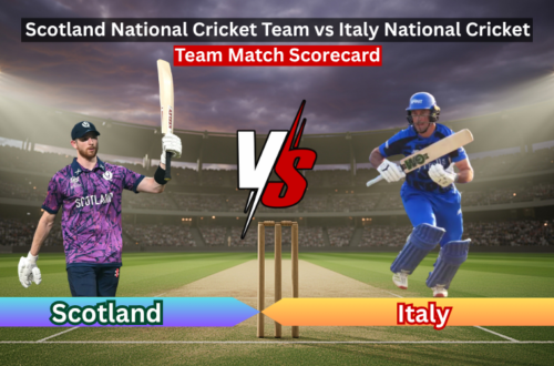 Scotland National Cricket Team vs Italy National Cricket Team Match Scorecard